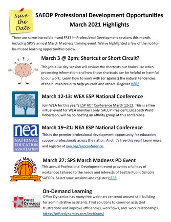 SAEOP PD Flyer March 2021